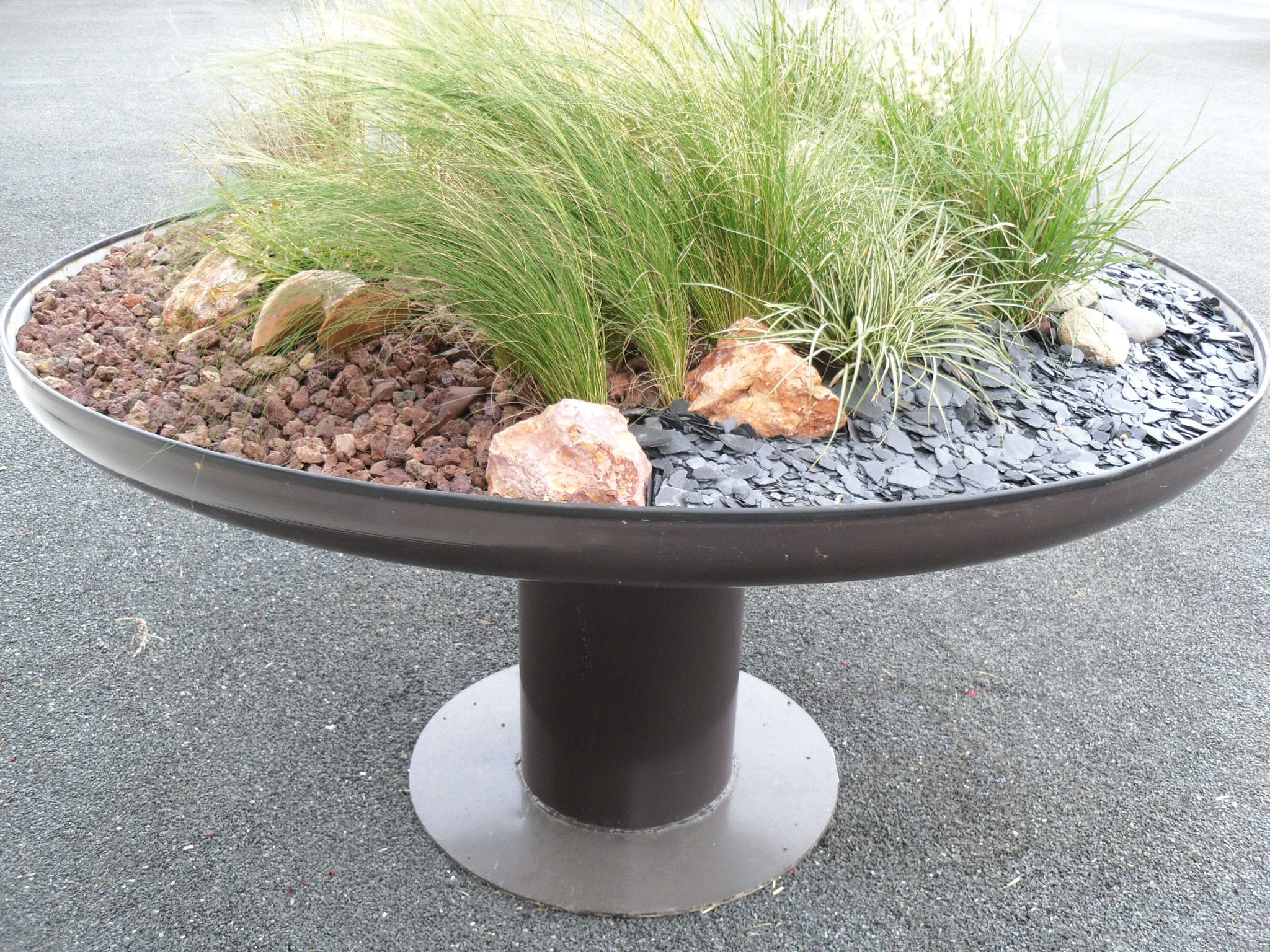 potager surélevé installé sur une terrasse